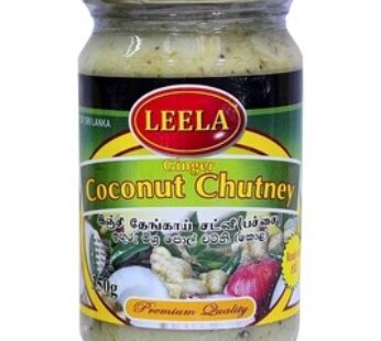 Leela Ginger Coconut Chutney – Green 12 x 350 g